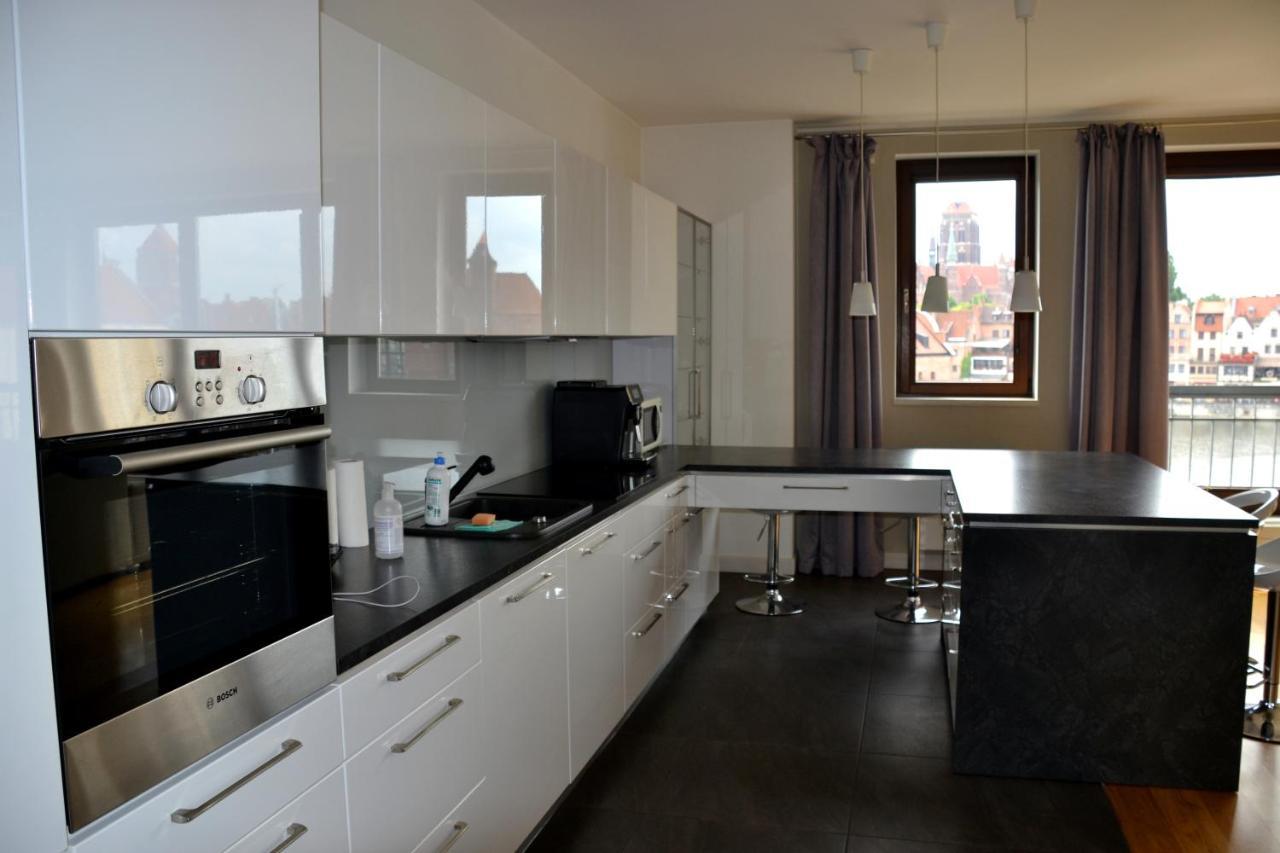 Apartamenty Centrum Nad Motlawa Z Widokiem Na Patio Z Balkonem 그단스크 외부 사진