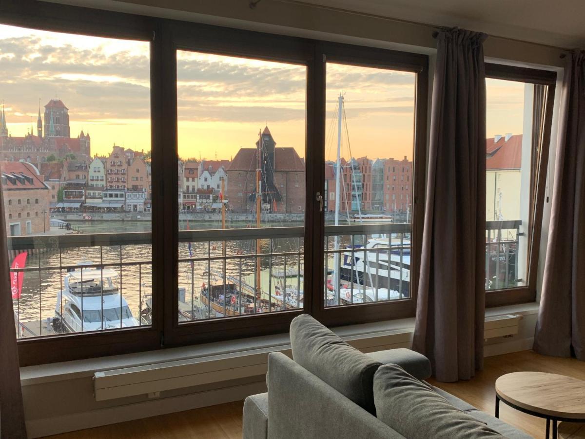 Apartamenty Centrum Nad Motlawa Z Widokiem Na Patio Z Balkonem 그단스크 외부 사진