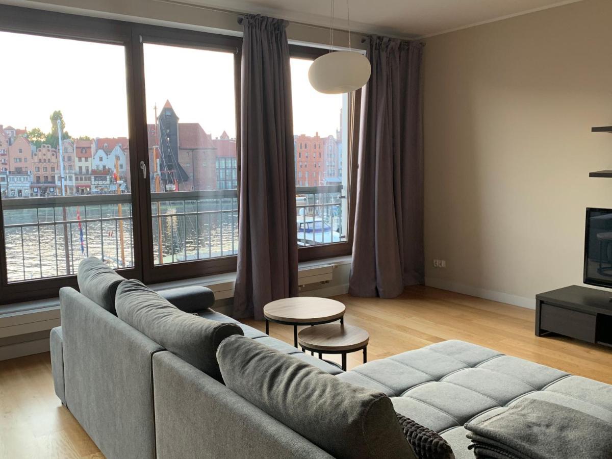 Apartamenty Centrum Nad Motlawa Z Widokiem Na Patio Z Balkonem 그단스크 외부 사진